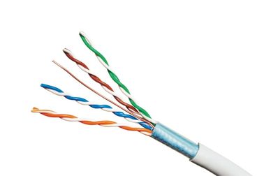 Cable de la red del PVC del alto rendimiento FTP Cat5e con el paso Eco de la platija amistoso
