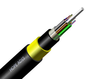 24 48 96 quitan el corazón al cable de fribra óptica, cable de fribra óptica G652D 1-2km/Rollc de ADSS
