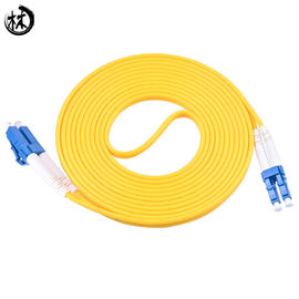 Cordón de remiendo de la fibra óptica del duplex del solo modo del alambre de puente los 3M/5M/10M SM SC/UPC-SC/UPC