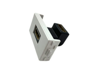 Alta placa frontal del zócalo del módulo del codo de los accesorios TVAD del cable de Ethernet de la definición