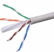 250MHz descubren el rollo de cobre 23AWG del gato 6 los 305M del cable de la red del PVC de UTP de alta resistencia