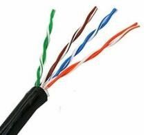 Color opcional del par trenzado del cable 4P de la red del PVC el de alta frecuencia Cat5e