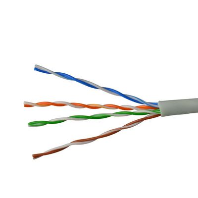 retardancia CMR de la llama de la frecuencia del cable 250MHz de la red de 4PR 24AWG UTP CAT5