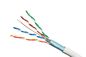 Cable de la red del PVC del alto rendimiento FTP Cat5e con el paso Eco de la platija amistoso