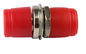 Adaptador rojo del cable de fribra óptica del UPC, longitud de onda 1310/1550nm del adaptador de la fibra de Fc