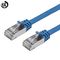 Longitud modificada para requisitos particulares chaqueta azul del aislamiento LSZH/PVC del HDPE del cable del cordón de remiendo