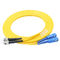 Cordón de remiendo del Sc del Upc SM Dx Fc de la durabilidad, cable de Ethernet de la fibra óptica 3 metros