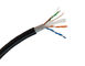Conductor del cable CCA/CU de la red del PVC del sistema de cableado Cat5e 0.45mm-0.51m m