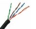 Color opcional del par trenzado del cable 4P de la red el de alta frecuencia Cat5e UTP