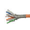 Chaqueta de Sftp Lszh 4 pares de 24awg del cobre del PVC del cable desnudo de la red