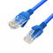 Cable azul del cordón de remiendo de T568B T568B Cca Utp Rj45 los 0.5m