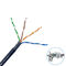 4 pares 24 del AWG el 1000FT UTP Cat5e del cable de Ethernet impermeable al aire libre al aire libre
