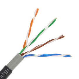 Color opcional de Cat5e de la red del par trenzado al aire libre de alta frecuencia 4P del cable