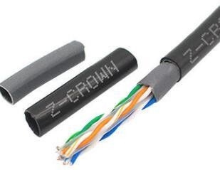 Conductor negro gris del tiempo CCA/CU de la larga vida del PVC del cable al aire libre de la red