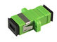 Dimensión material 32M M del PVC de la fibra óptica del adaptador verde de los accesorios Sc/Acp