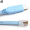 USB azul RJ45 al cable Accesory esencial para Netgear, el router de Linksys y los interruptores