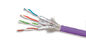 4 pares protegieron el cable LAN de S/STP CAT7, sólido de los Gbps 23AWG del cable de Ethernet del PVC 10 trenzado